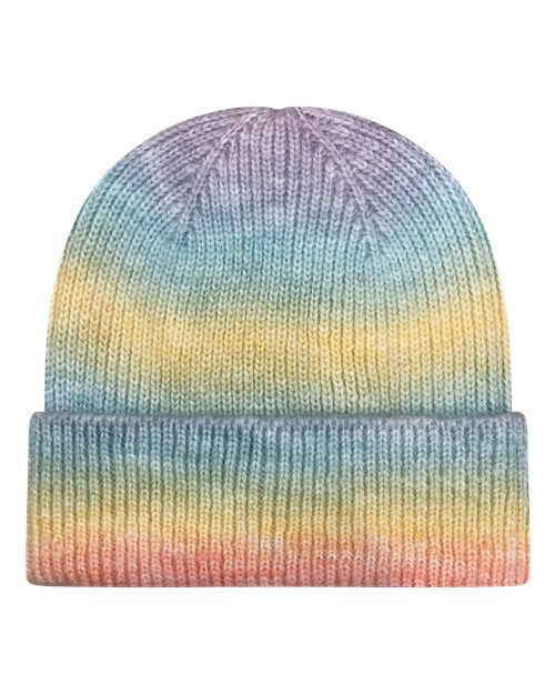 Legacy Tie-Dyed Ribbed Custom Beanie