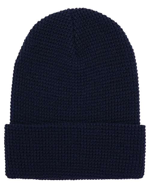 Yupoong Waffle Custom Cuffed Beanie