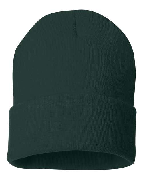 Sportsman 12" Solid Custom Cuffed Beanie