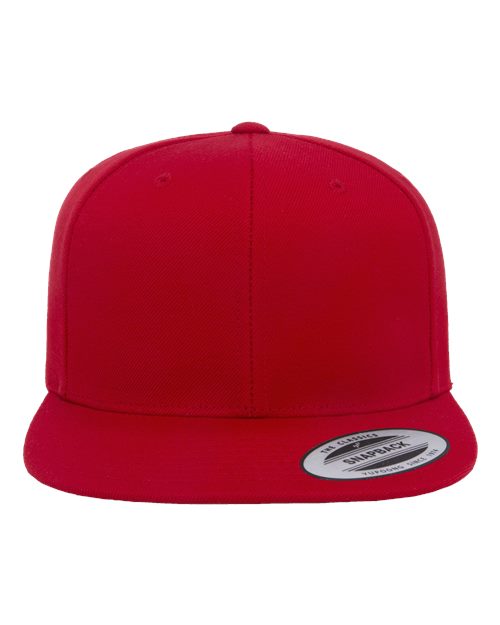 Yupoong Premium Flat Bill Custom Snapback Hat