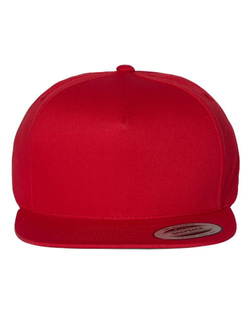 Yupoong Five-Panel Cotton Twill Snapback Hat