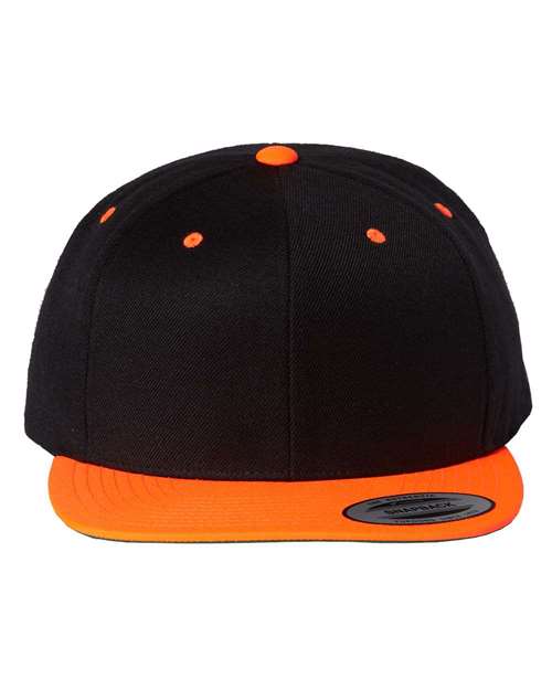 Yupoong Premium Flat Bill Custom Snapback Hat