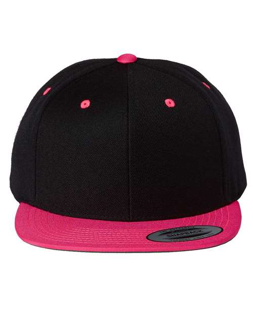 Yupoong Premium Flat Bill Custom Snapback Hat