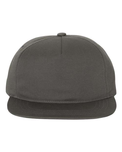 Yupoong Lightly-Structured Five-Panel Custom Snapback Hat