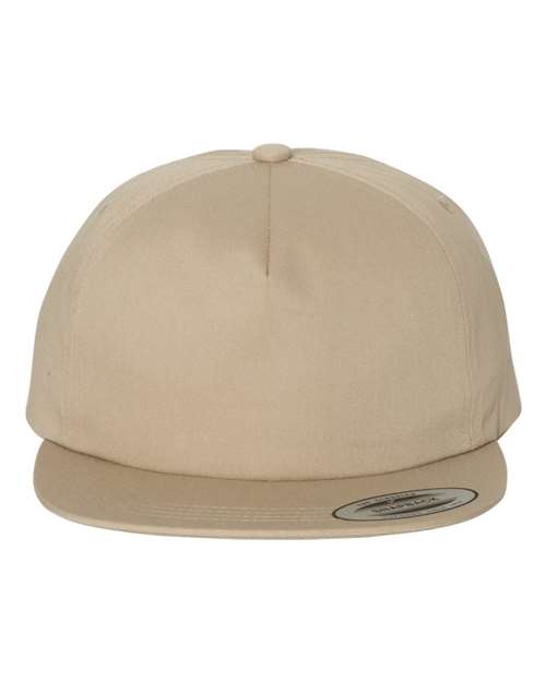 Yupoong Lightly-Structured Five-Panel Custom Snapback Hat