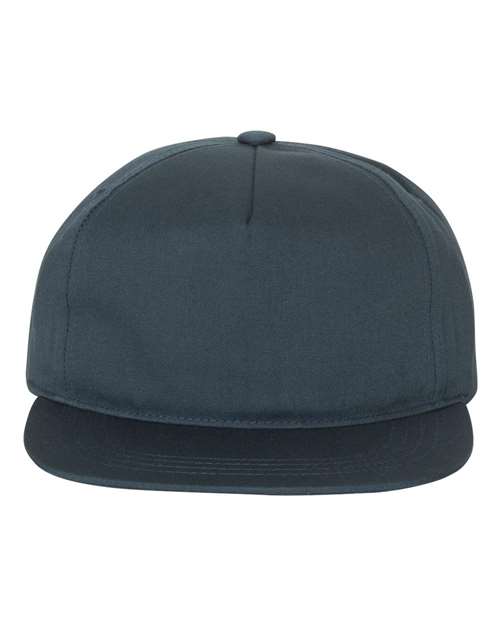 Yupoong Lightly-Structured Five-Panel Custom Snapback Hat