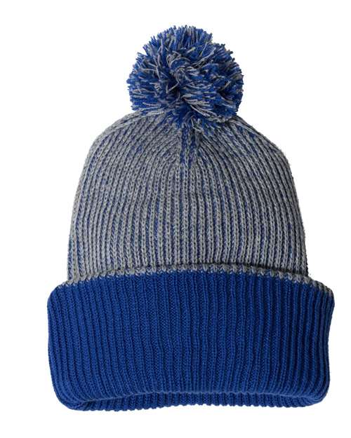 Sportsman 12" Speckled Pom Custom Pom Beanie