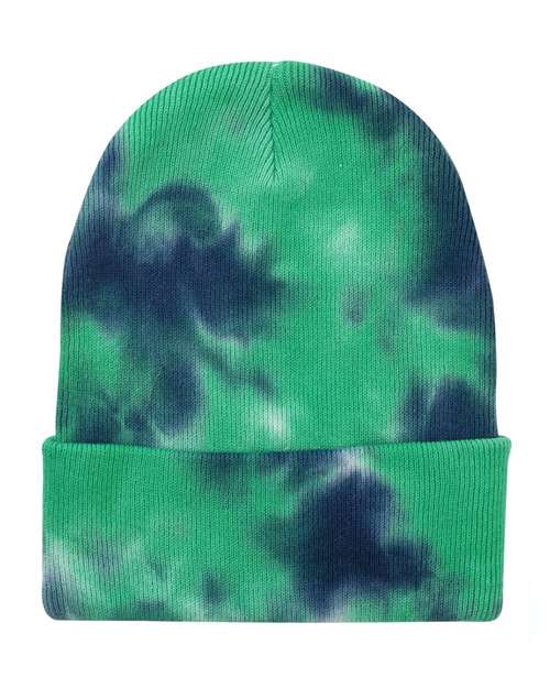 Sportsman 12" Tie-Dyed Custom Cuffed Beanie