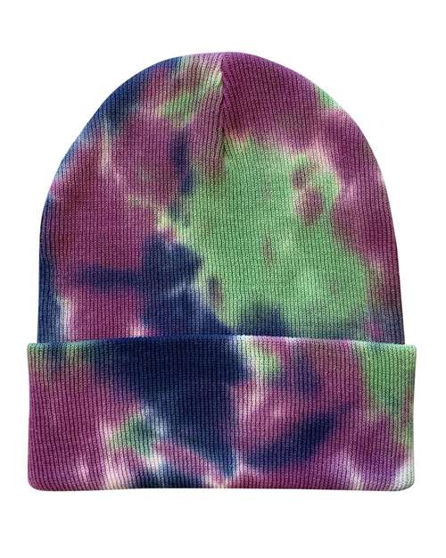 Sportsman 12" Tie-Dyed Custom Cuffed Beanie