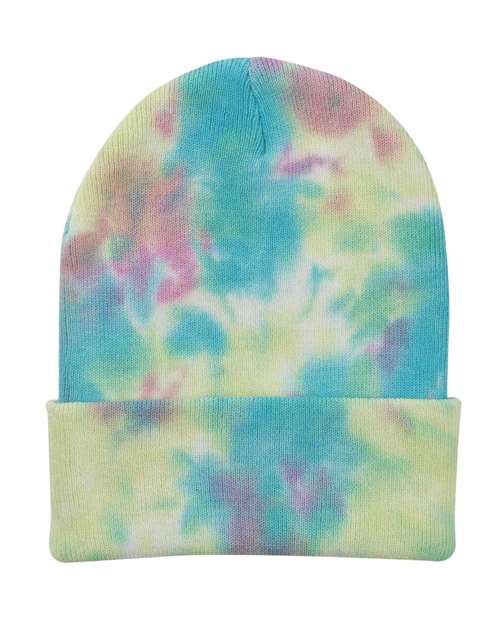 Sportsman 12" Tie-Dyed Custom Cuffed Beanie