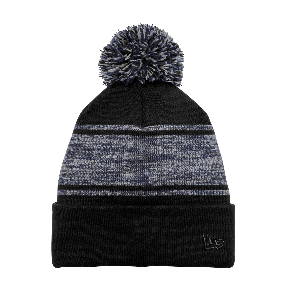 New Era Knit Chilled Custom Pom Beanie