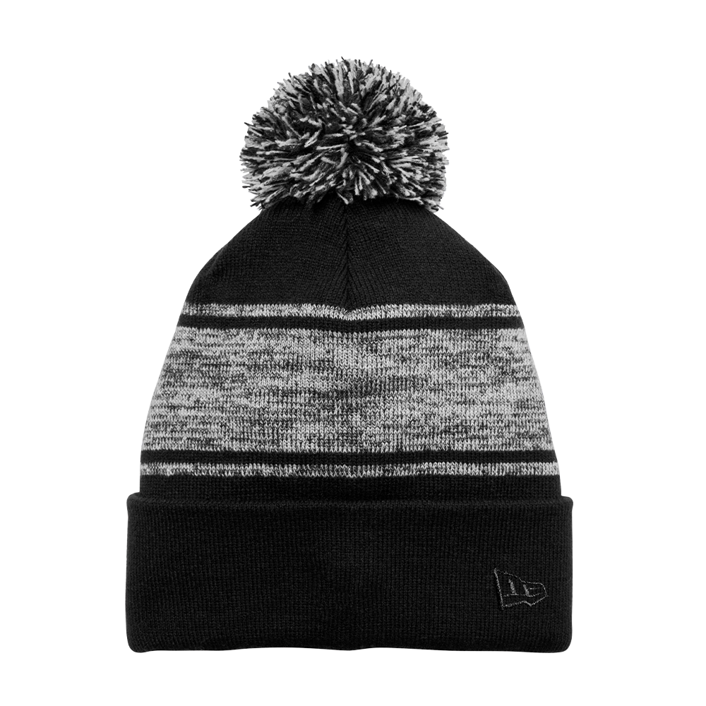 New Era Knit Chilled Custom Pom Beanie