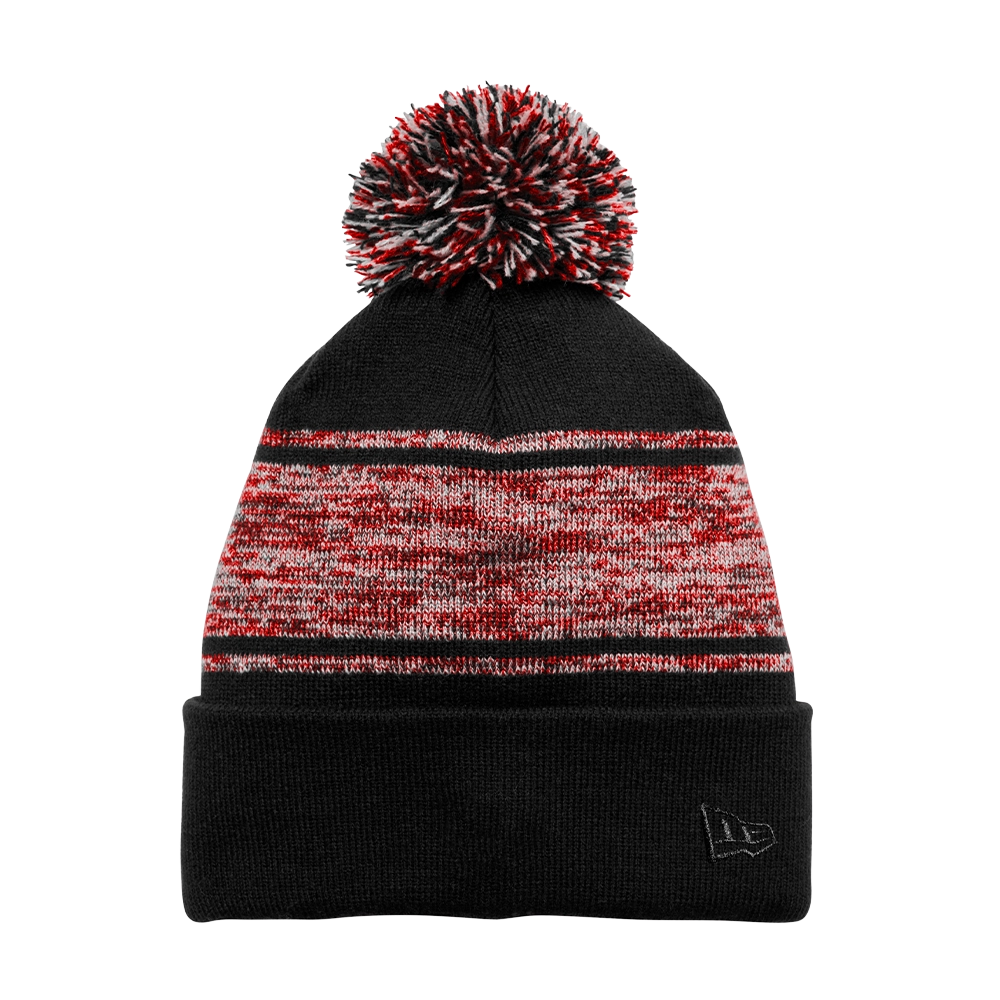 New Era Knit Chilled Custom Pom Beanie