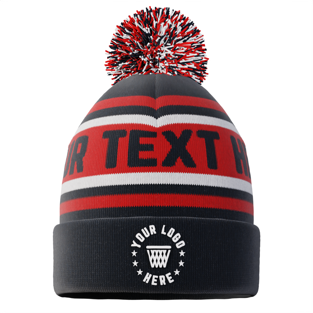 Custom Pom Beanie USA