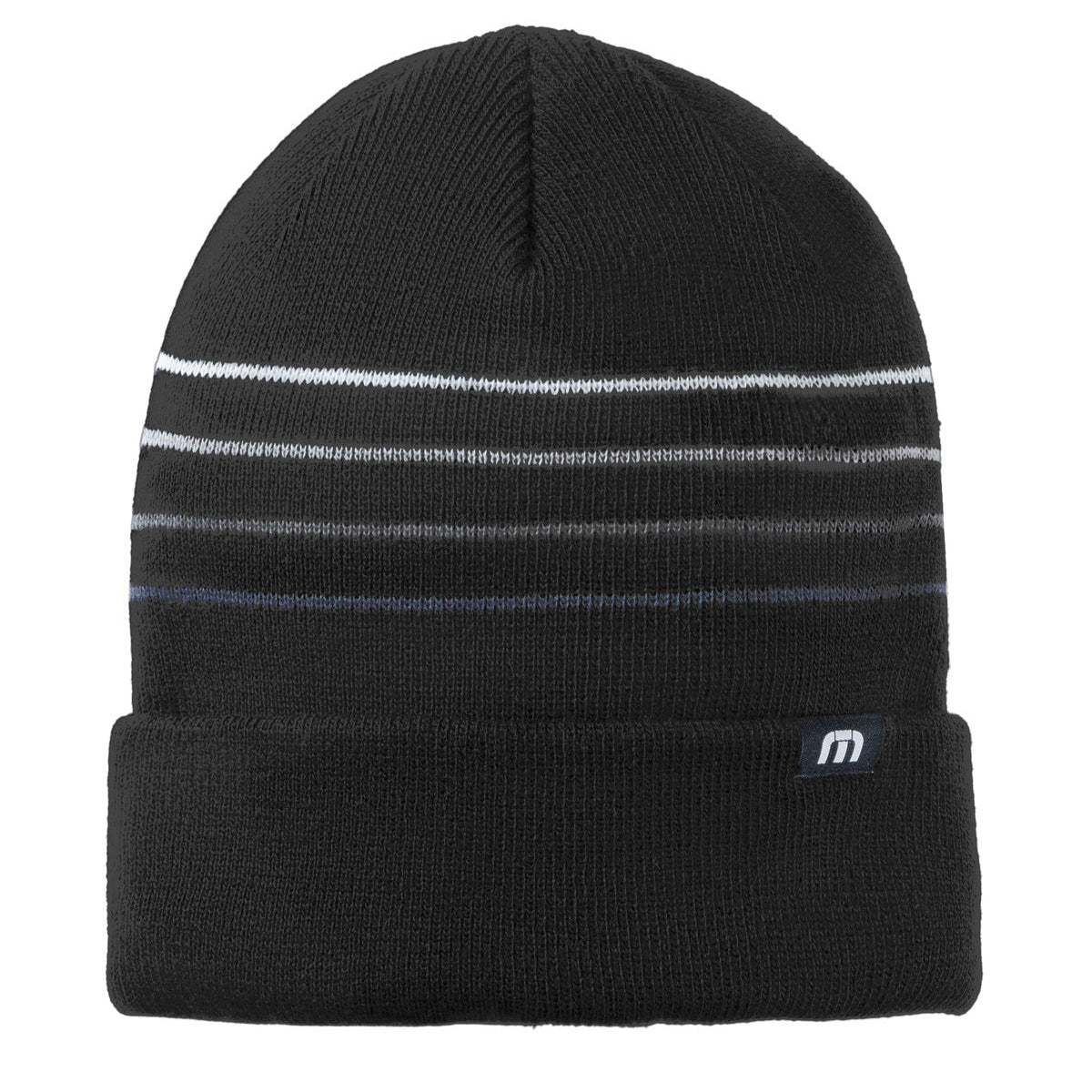 TravisMathew Striped Custom Cuffed Beanie